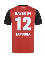 Moške Nogometnih dresov Bayer Leverkusen Edmond Tapsoba #12 Domači 2024-25 Kratki rokavi